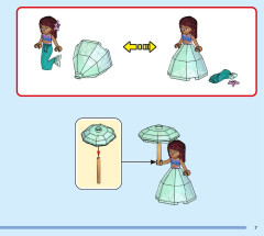 LEGO 43229 instructions page 7 – build guide