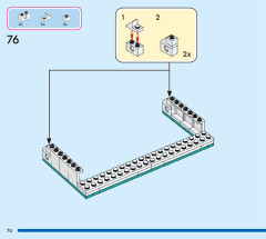 LEGO 43229 instructions page 70 – build guide