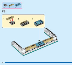LEGO 43229 instructions page 72 – build guide