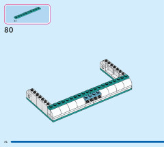 LEGO 43229 instructions page 74 – build guide