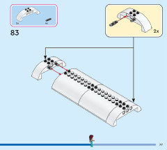 LEGO 43229 instructions page 77 – build guide