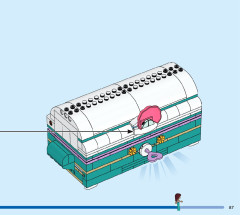 LEGO 43229 instructions page 87 – build guide