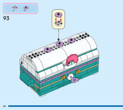 LEGO 43229 instructions page 88 – build guide