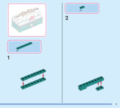 LEGO 43229 instructions page 9 – build guide
