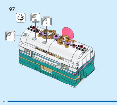 LEGO 43229 instructions page 92 – build guide