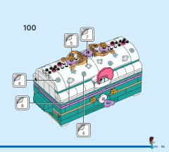 LEGO 43229 instructions page 95 – build guide