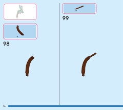 LEGO 43231 instructions page 76 – build guide