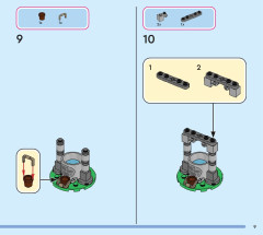 LEGO 43231 instructions page 9 – build guide