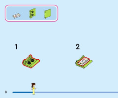 LEGO 43233 instructions page 8 – build guide