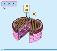 LEGO 43237 instructions page 70 – build guide