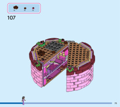 LEGO 43237 instructions page 73 – build guide