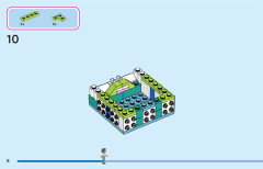 LEGO 43239 instructions page 8 – build guide