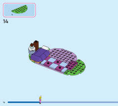 LEGO 43240 instructions page 14 – build guide