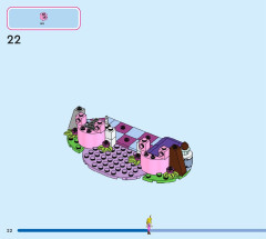 LEGO 43240 instructions page 22 – build guide