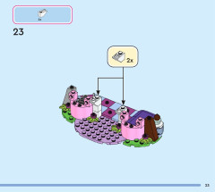 LEGO 43240 instructions page 23 – build guide