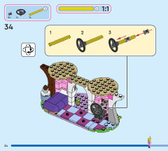 LEGO 43240 instructions page 34 – build guide