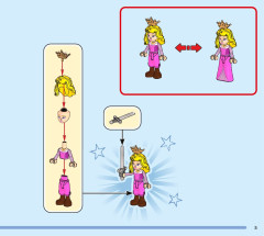 LEGO 43240 instructions page 5 – build guide