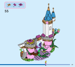 LEGO 43240 instructions page 57 – build guide