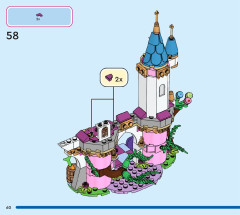 LEGO 43240 instructions page 60 – build guide