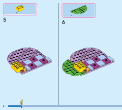 LEGO 43240 instructions page 8 – build guide