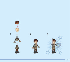 LEGO 43240 instructions page 3 – build guide