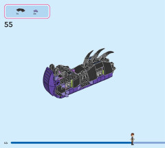 LEGO 43240 instructions page 44 – build guide