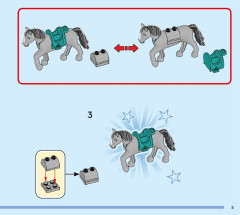 LEGO 43240 instructions page 5 – build guide