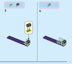 LEGO 43240 instructions page 7 – build guide