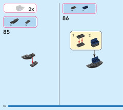 LEGO 43240 instructions page 70 – build guide