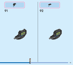 LEGO 43240 instructions page 73 – build guide