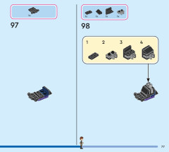 LEGO 43240 instructions page 77 – build guide