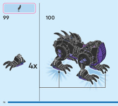 LEGO 43240 instructions page 78 – build guide