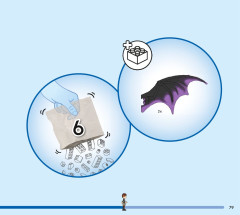 LEGO 43240 instructions page 79 – build guide