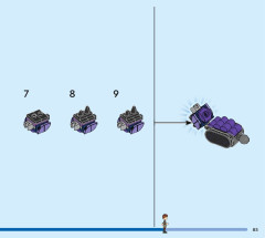 LEGO 43240 instructions page 85 – build guide