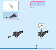 LEGO 43240 instructions page 87 – build guide