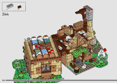 LEGO 43242 instructions page 208 – build guide