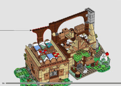 LEGO 43242 instructions page 216 – build guide