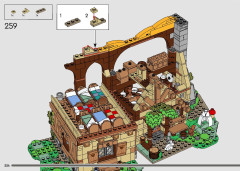 LEGO 43242 instructions page 224 – build guide