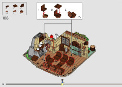 LEGO 43242 instructions page 98 – build guide