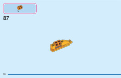 LEGO 43243 instructions page 70 – build guide