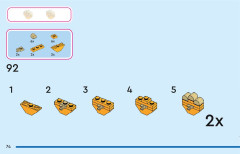 LEGO 43243 instructions page 74 – build guide