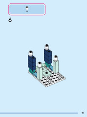 LEGO 43244 instructions page 11 – build guide