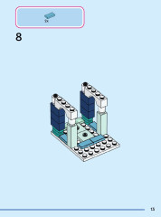 LEGO 43244 instructions page 13 – build guide