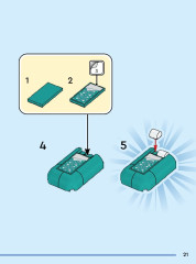 LEGO 43244 instructions page 21 – build guide