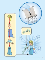 LEGO 43244 instructions page 5 – build guide