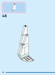 LEGO 43244 instructions page 58 – build guide