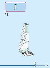 LEGO 43244 instructions page 59 – build guide