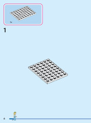LEGO 43244 instructions page 6 – build guide
