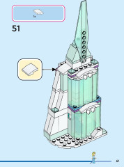 LEGO 43244 instructions page 61 – build guide
