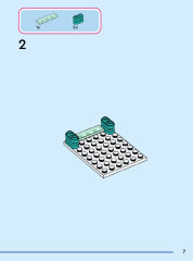 LEGO 43244 instructions page 7 – build guide